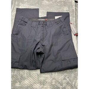 Wolverine Tactical Emergency Pants Mens 34x32 Navy Blue Ripstop Cargo Work Pant